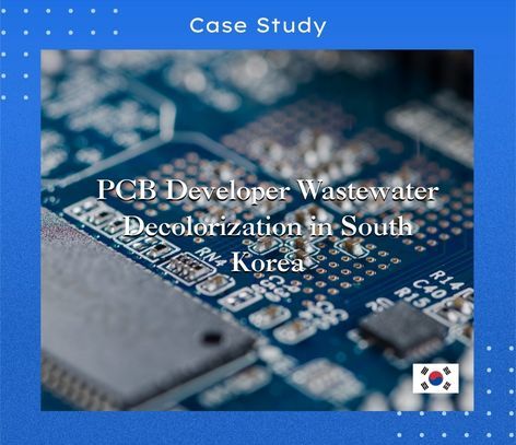 PCB Developer Wastewater Decolorization in South Korea