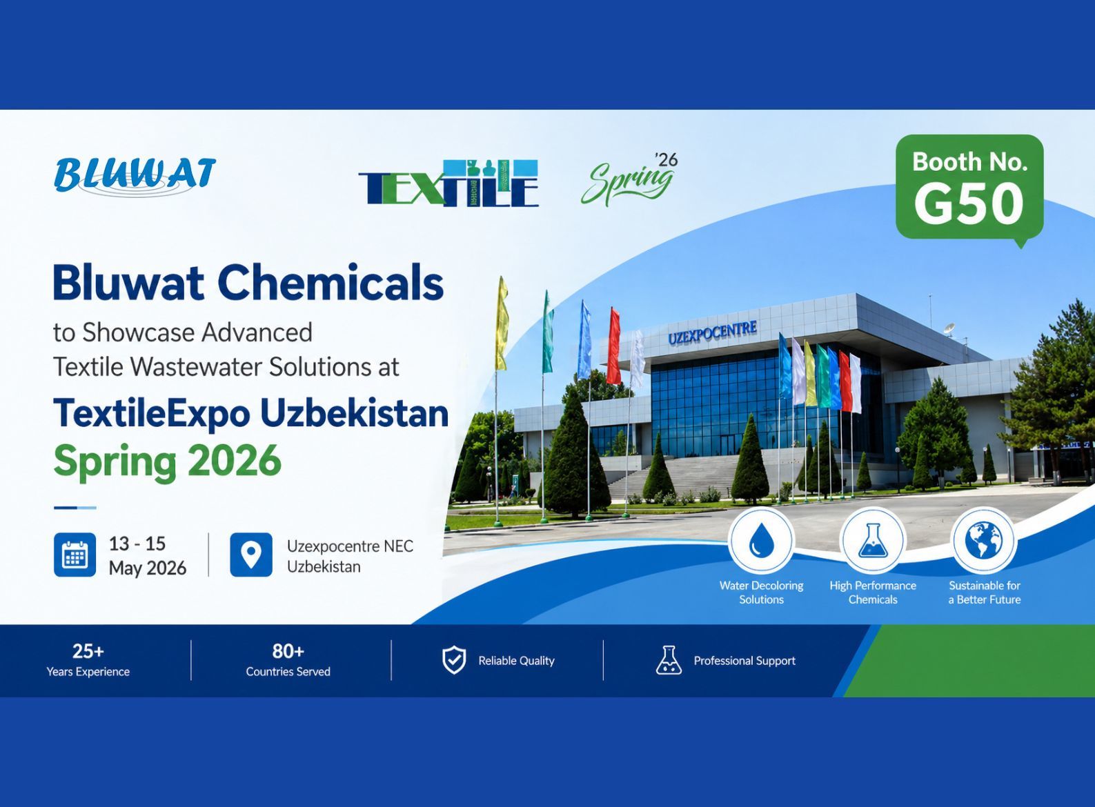 Latest company blogs about How Bluwat Chemicals Supports Textile Wastewater Treatment Projects in Uzbekistan