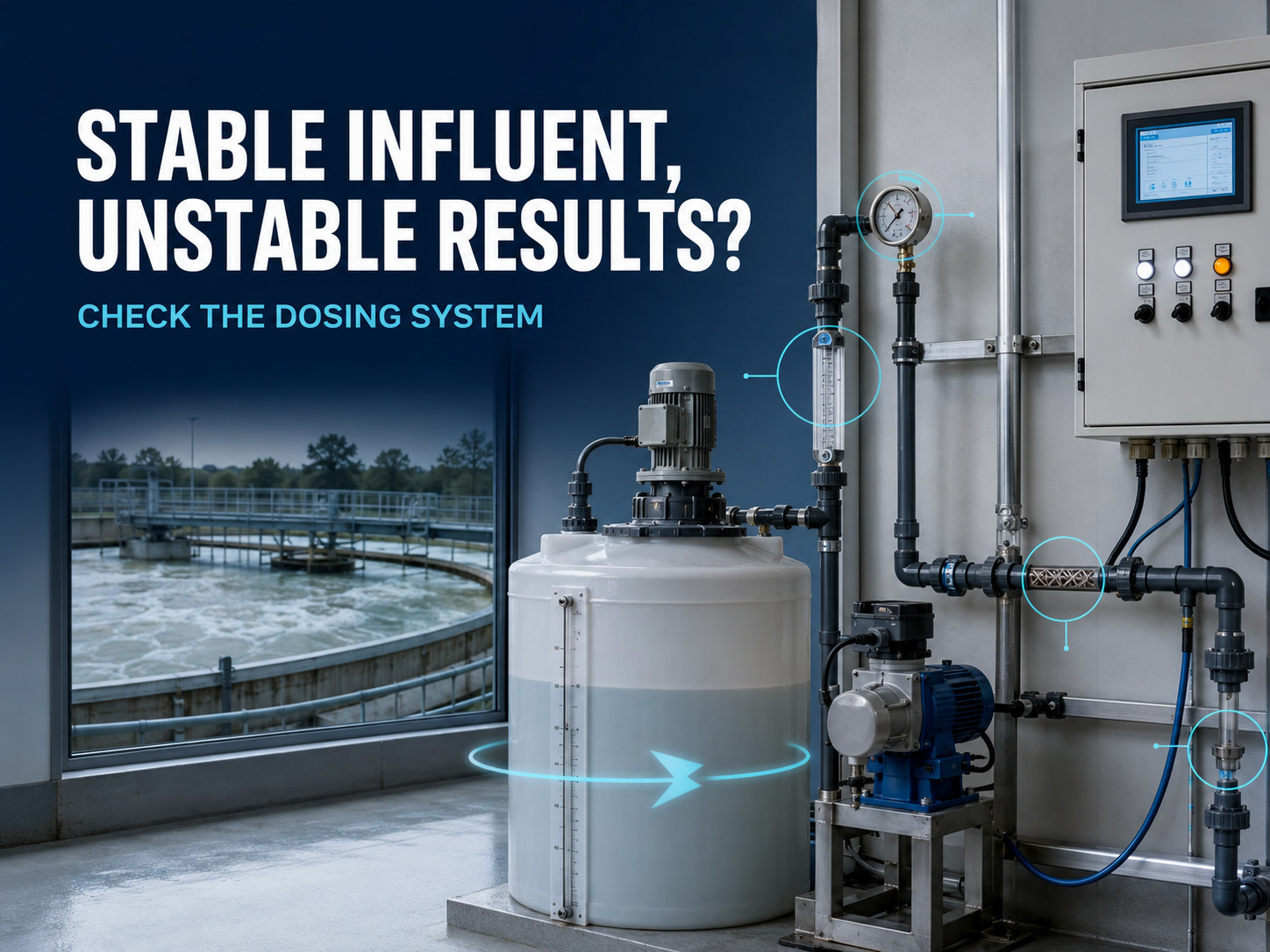 Latest company blogs about Stable Influent but Unstable Treatment Results? Check the Chemical Dosing System