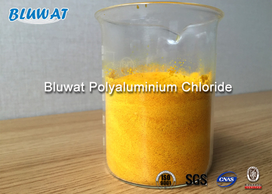 China Yellow  PAC Coagulant Poly Aluminium Chloride For Textile Wastewater Treatment 30%min