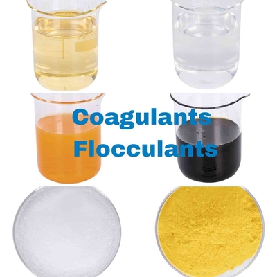 Chemicals Water Purifying Treatment Additives Coagulants Flocculants For Eliminate Pollutants