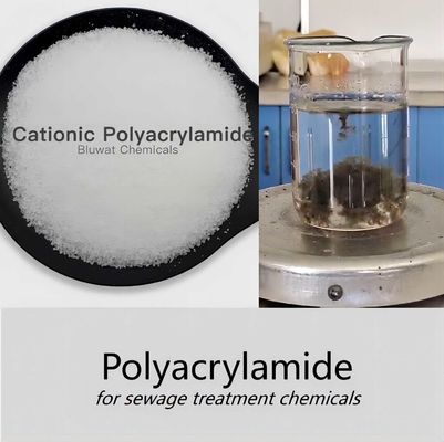 buy Chemicals Cationic Polyelectrolyte Flocculants Sludge Dewatering Sewage Treatment online manufacture