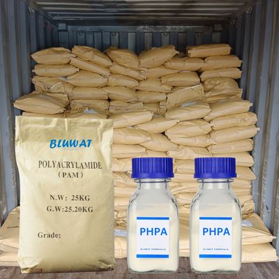 buy PHPA Partially Hydrolyzed Polyacrylamide Polymer Flocculant For Drilling Muds Reduce Fluid Loss online manufacture