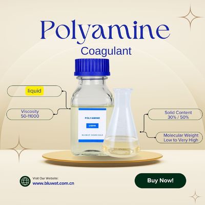 buy Solid Content 50% Polyamine With Various Molecular Weight Viscosity Wastewater Purification Oilfield Chemicals online manufacture