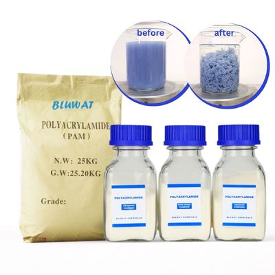 buy Polyacrylamide PAM Polyelectrolyte Flocculant Chemicals used in Sewage Treatment Plant online manufacture