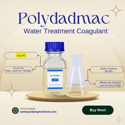 buy NSF Certified Water Purifying Chemicals Water Treatment Coagulant PolyDADMAC PDADMAC CAS No 26062-79-3 online manufacture