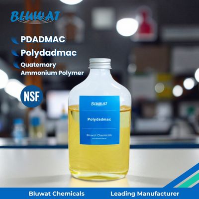 Buy Quaternary Ammonium Polymer (PolyDADMAC) Polyamine Coagulant for Industrial Water Clarification and Sewage Sludge Conditioning | Bluwat Chemicals online manufacture