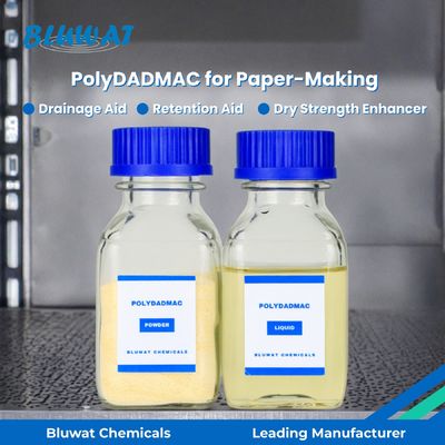 Buy PolyDADMAC for Paper-Making: Retention Aid, Drainage Aid and Dry Strength Enhancer | Bluwat Chemicals online manufacture