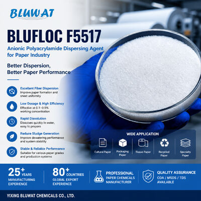 Buy BLUFLOC F5517 Anionic Polyacrylamide Dispersing Agent for Paper Industry online manufacture