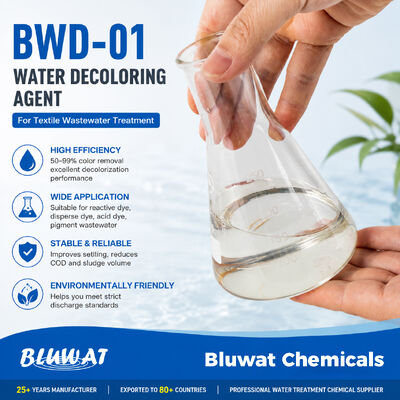 Buy BWD-01 Dicyandiamide Formaldehyde Resin Decolourant Chemical for Textile Industry Wastewater Treatment online manufacture