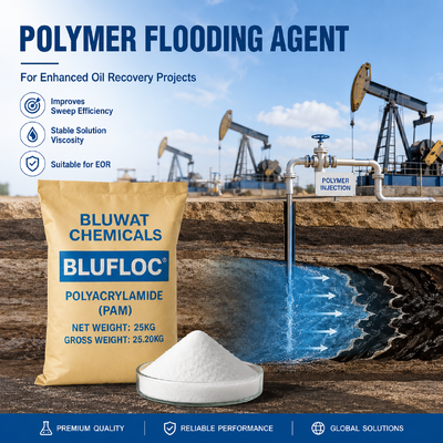 Buy BLUFLOC HA7525 Anionic PAM 20 to 100 Mesh for Drilling Mud Fluid Loss Control in Oilfield Applications online manufacture