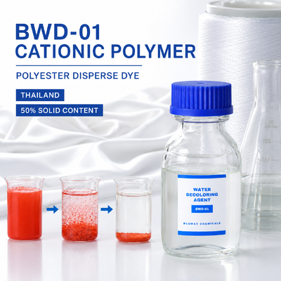 Buy BWD-01 Cationic Polymer Water Decoloring Agent for Polyester Disperse Dye Wastewater in Thailand online manufacture