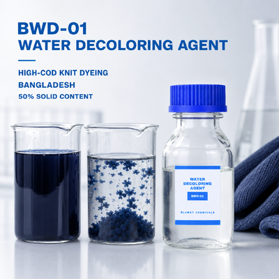Buy BWD-01 50%-55% Water Decoloring Agent for High-COD Knit Dyeing Effluent in Bangladesh online manufacture
