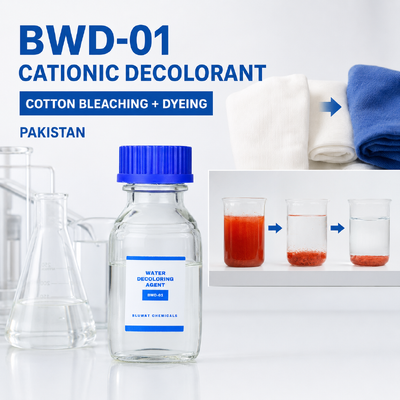 Buy BWD-01 Cationic Decolorant for Cotton Bleaching and Dyeing Wastewater in Pakistan online manufacture