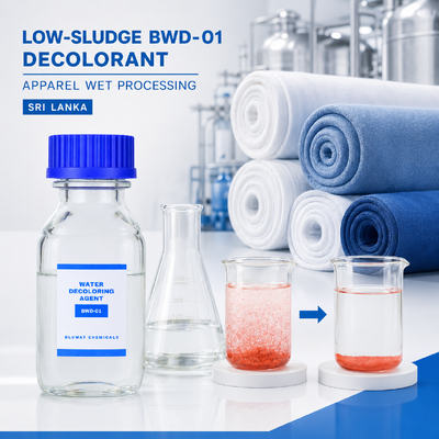 Buy Low-Sludge BWD-01 Water Decoloring Agent for Apparel Wet Processing Wastewater in Sri Lanka online manufacture