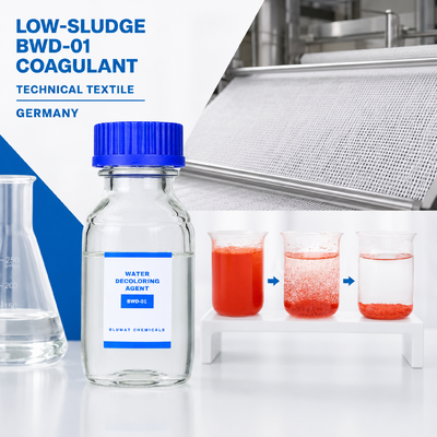 Buy Low-Sludge BWD-01 Organic Coagulant for Technical Textile Wastewater Treatment in Germany online manufacture