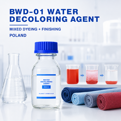 Buy BWD-01 Water Decoloring Agent with 50% Solid Content and pH 3-6 for Textile Wastewater Treatment in Poland online manufacture
