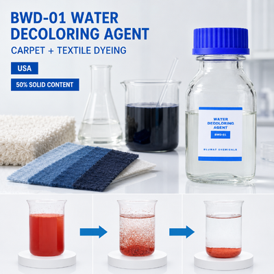 Buy BWD-01 Water Decoloring Agent with 50% Solid Content for Textile Wastewater Treatment Using Cationic Polymer online manufacture