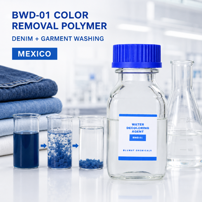 Buy BWD-01 Cationic Polymer Water Decoloring Agent with 50% Solid Content for Denim Washing Wastewater online manufacture