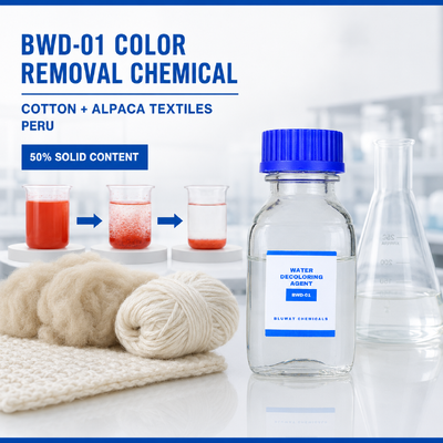 Buy BWD-01 Color Removal Chemical for Cotton and Alpaca Textile Wastewater in Peru online manufacture