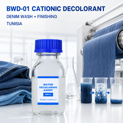 Buy BWD-01 Cationic Decolorant for Denim Washing and Textile Finishing Wastewater in Tunisia online manufacture