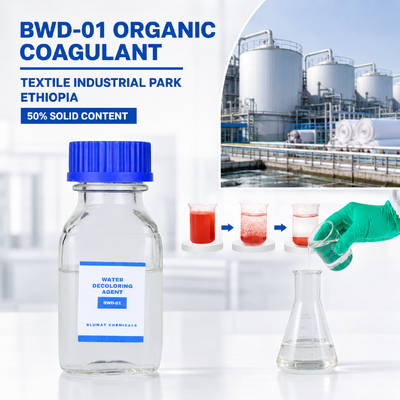 Buy BWD-01 Organic Coagulant for Textile Industrial Park Dyeing Wastewater in Ethiopia online manufacture