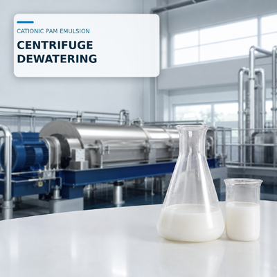 Buy Cationic Polyacrylamide PAM Emulsion for Centrifuge Dewatering of Activated Sludge online manufacture