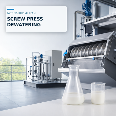 Buy Fast-Dissolving Cationic Polyacrylamide Emulsion for Screw Press Dewatering online manufacture