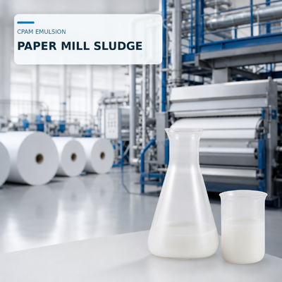 Buy CPAM Emulsion Flocculant for Paper Mill Sludge Dewatering online manufacture