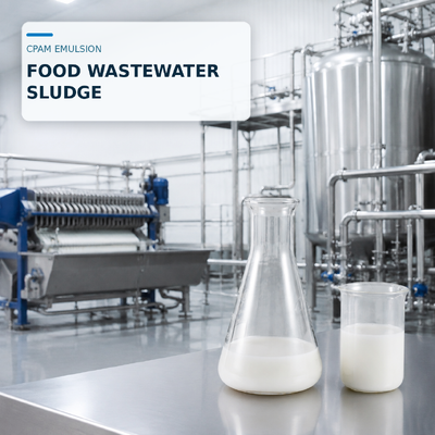 Buy CPAM Emulsion for Food Processing Wastewater Sludge Dewatering online manufacture