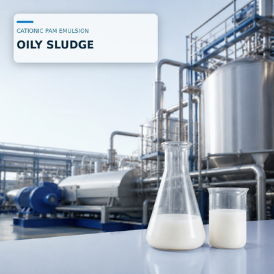 Buy High-Charge Cationic Polyacrylamide Emulsion for Refinery Oily Sludge Dewatering in Liquid Emulsion Form online manufacture