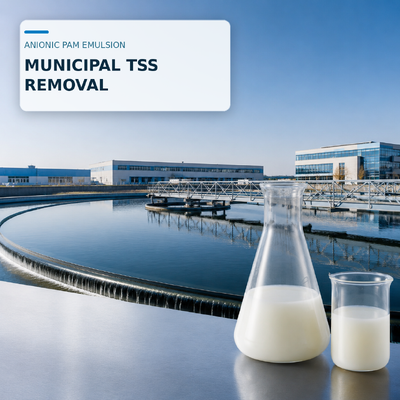 Buy Anionic Polyacrylamide Emulsion for Municipal Wastewater TSS Removal with Very High Molecular Weight and Oil- and Water-Based Options online manufacture