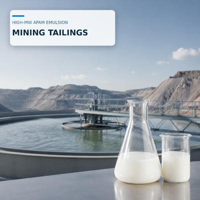 Buy Very-High Molecular Weight Anionic Polyacrylamide Emulsion for Tailings Thickening with Oil- and Water-Based Options online manufacture