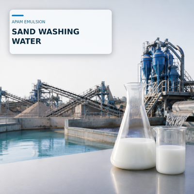 Buy Anionic Polyacrylamide Emulsion with Very-High Molecular Weight for Fast Make-Down and Fine-Clay Bridging in Sand Washing online manufacture