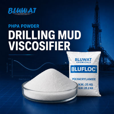 Buy PHPA Powder Viscosifier with 89% Min. Solid Content Anionic Copolymer for Water-Soluble Drilling Mud Additive online manufacture