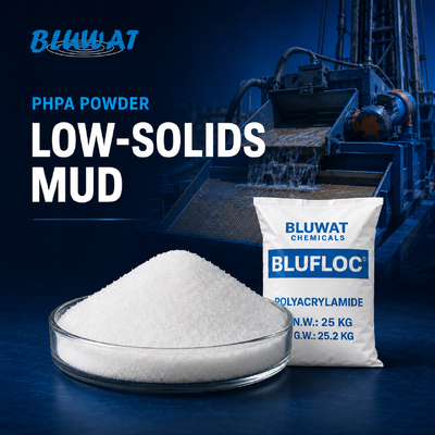 Buy Anionic PHPA Powder for Low-Solids Water-Based Mud with 89% Min. Solid Content and Effective pH Range 5–14 online manufacture