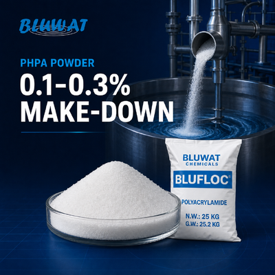 Buy PHPA Powder Make-Down at 0.1-0.3% Solution Concentration online manufacture