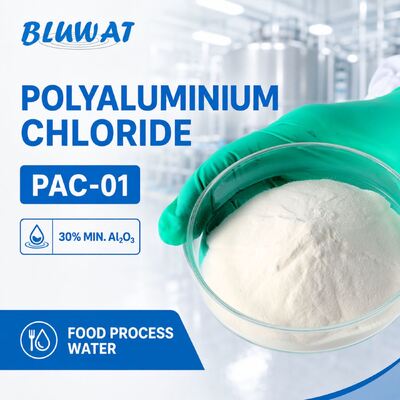 Buy 30% Min. Al2O3 White Powder PAC-01 Polyaluminium Chloride for Food Process Water Treatment online manufacture