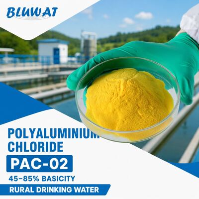 Buy PAC-02 Polyaluminium Chloride with 0.1% Max. Insolubles and 30% Min. Al2O3 Content in 25kg Bags for Rural Drinking Water online manufacture