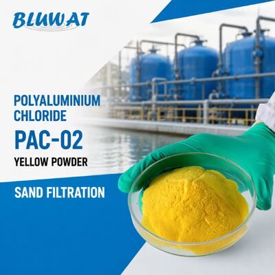Buy 30% Min. Al2O3 Yellow Powder PAC-02 Polyaluminium Chloride for Sand Filtration online manufacture