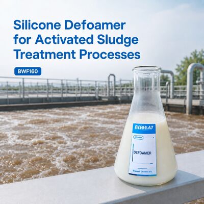 Buy ISO9001 Certified Silicone Defoamer for Activated Sludge Treatment with 50-300 ppm Dosage online manufacture