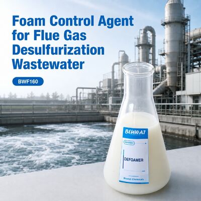 Buy Nonionic Silicone Defoamer for Flue Gas Desulfurization Wastewater with 50-300 ppm Dosage Foam Control Agent online manufacture