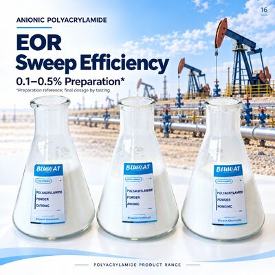 Buy Anionic Polyacrylamide APAM 0.1-0.5% Working Solution for EOR Sweep Efficiency Improvement in 25kg PE Bag online manufacture