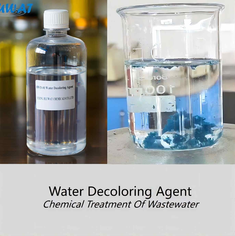 Chemical Treatment of Wastewater Decolouring Agent Bluwat Colour Removing