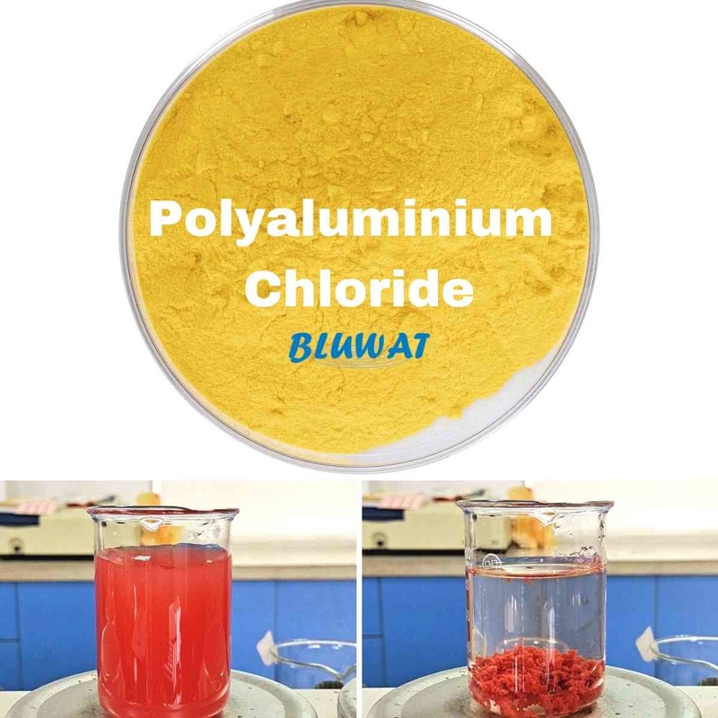 MSDS PAC Polyaluminium Chloride Flocculating Agent Purify Heavily Organic Polluted Water