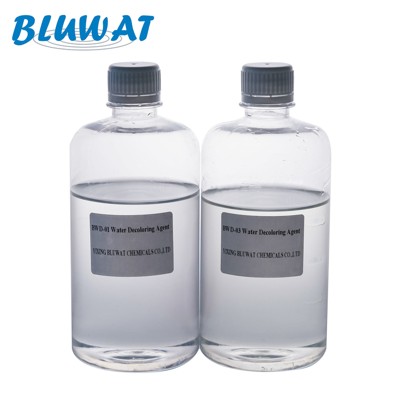 Water Based Paint Wastewater Treatment Bluwat Water Decoloring Agent 55%
