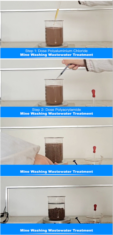 Mine Washing Bluwat Cationic Polyacrylamide Wastewater Treatment Flocculation