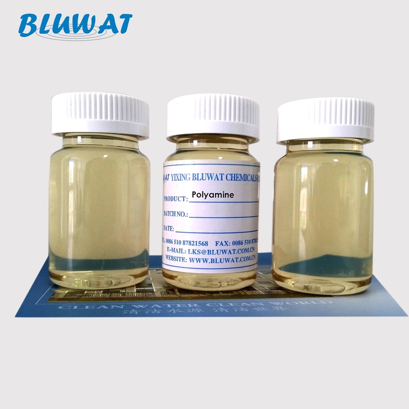 Cationic Polymer Low Molecular Weight Polyamine AM501 For Drinking Water Treatment