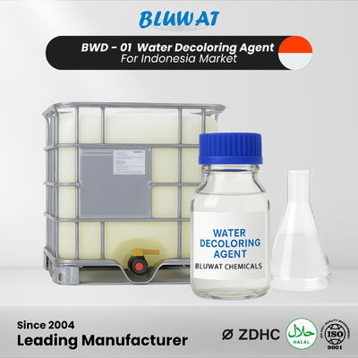 BWD‑01 Water Decolorant For Textile Dye Pulp Paper Mill Wastewater Treatment In Indonesia
