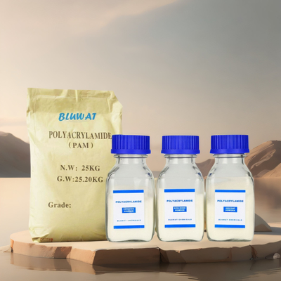 Blufloc Polyacrylamide High Performance Flocculant for Mining Oilfields Sludge Dewatering Water Recycling
